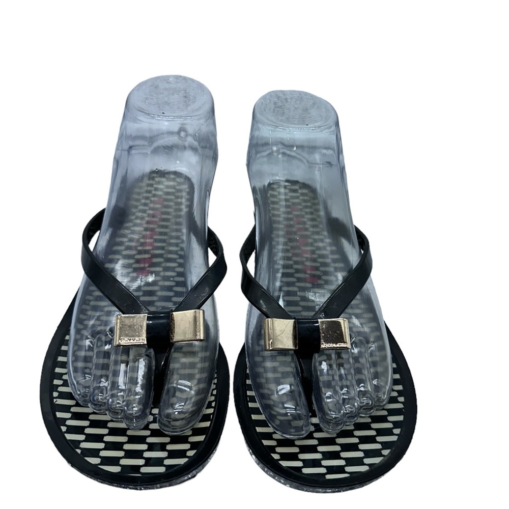 Coach Landon Thong Jelly Flip-Flop Sandals, Sz 7